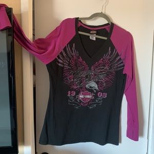 Ladies Lg  H-D Long sleeved Tee
